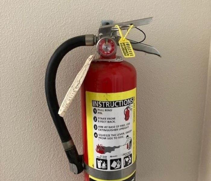 Image shows a fire extinguisher