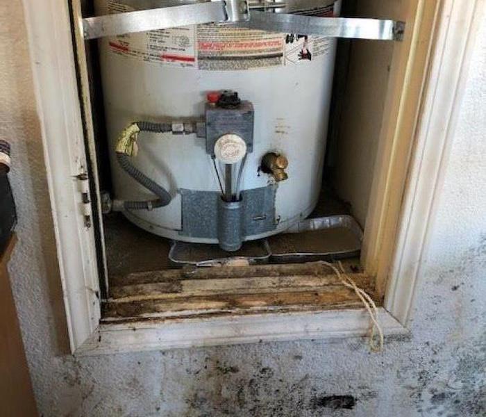 Image shows a water heater