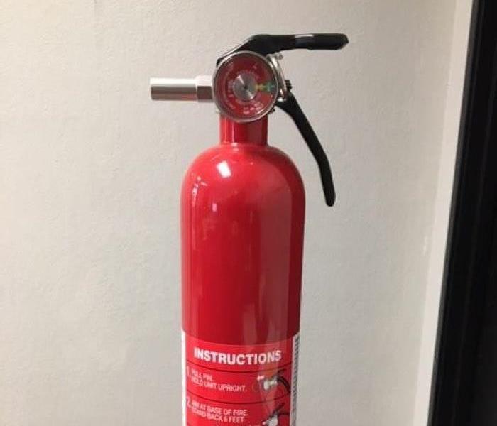 Image shows a fire extinguisher